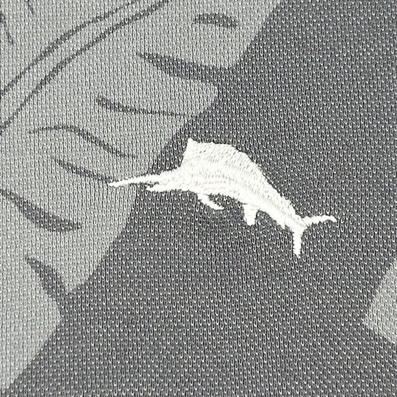 Tommy Bahama Shirt Men's M Gray‎ Polo MLB Palm Pro Washington Nationals - Picture 2 of 11